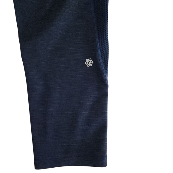 Nanette Lepore Navy Heathered Cropped Leggings – Size L – Excellent Condition - Picture 3 of 14
